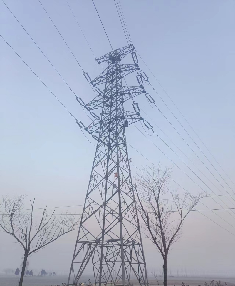 ¿Cuáles son las características de la torre de acero de ángulo galvanizado?