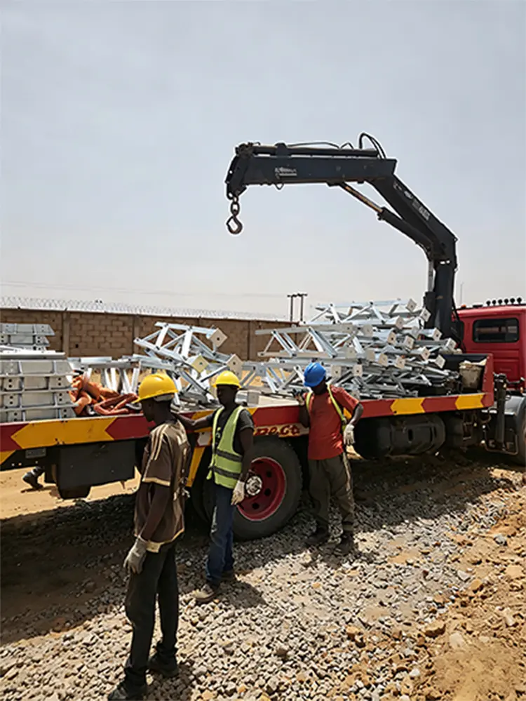 Progreso in situ del proyecto de subestación de 330 kV de Nigeria Zaria