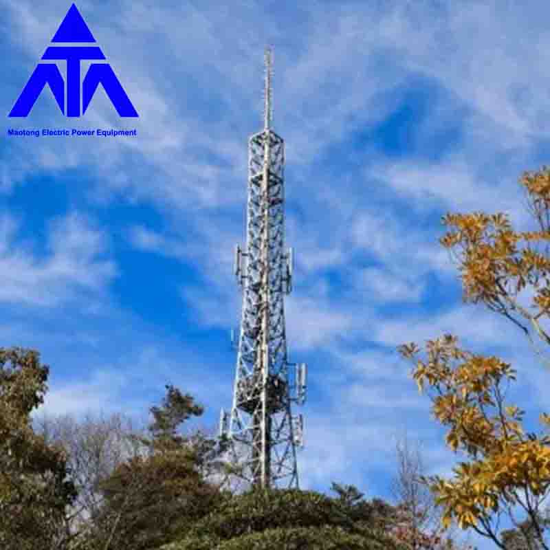 Torre de comunicación de antena de telecomunicaciones de celosía de acero de 20 m