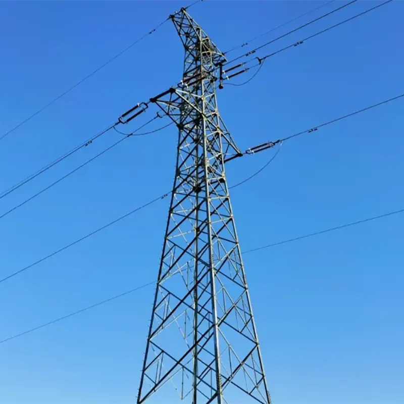 Torre de hierro de acero de transmisión de 35kV-10kV