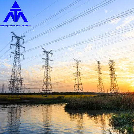 Torre de acero del ángulo de la detención de caídas de la energía eléctrica de 35KV 66KV