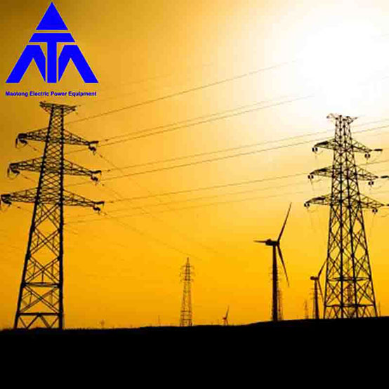 Línea de acero en ángulo Suspensión 110KV Torre de energía eléctrica