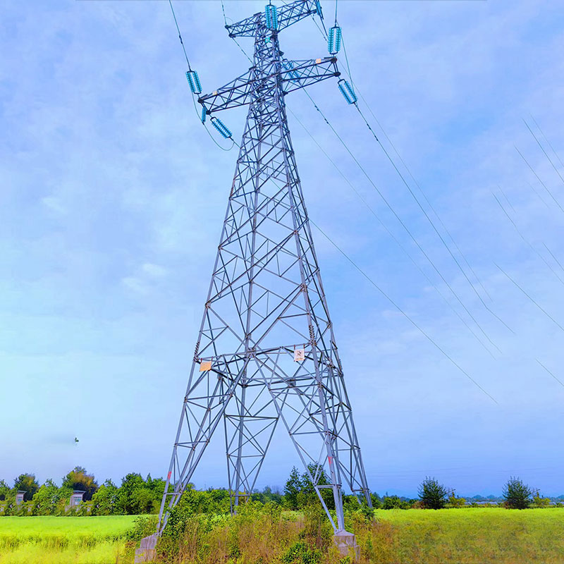 Secciones de acero de torre eléctrica