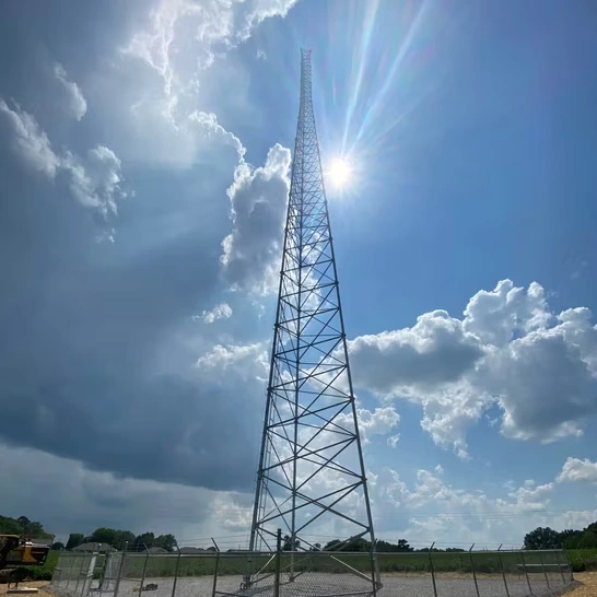 Torre de tubería de acero galvanizado