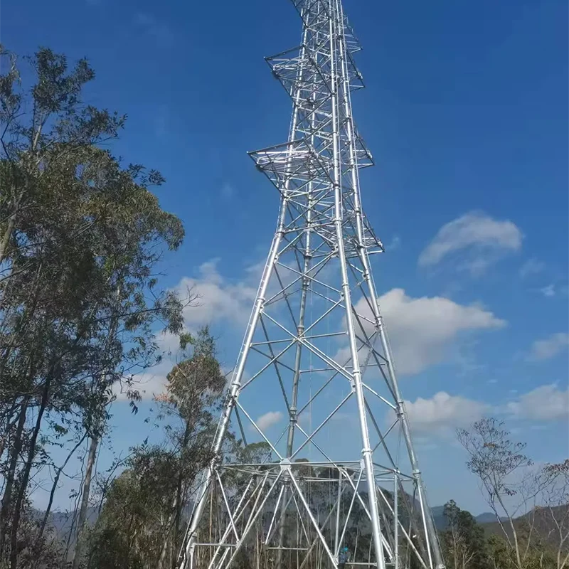 Torre de rayos de estructura de acero