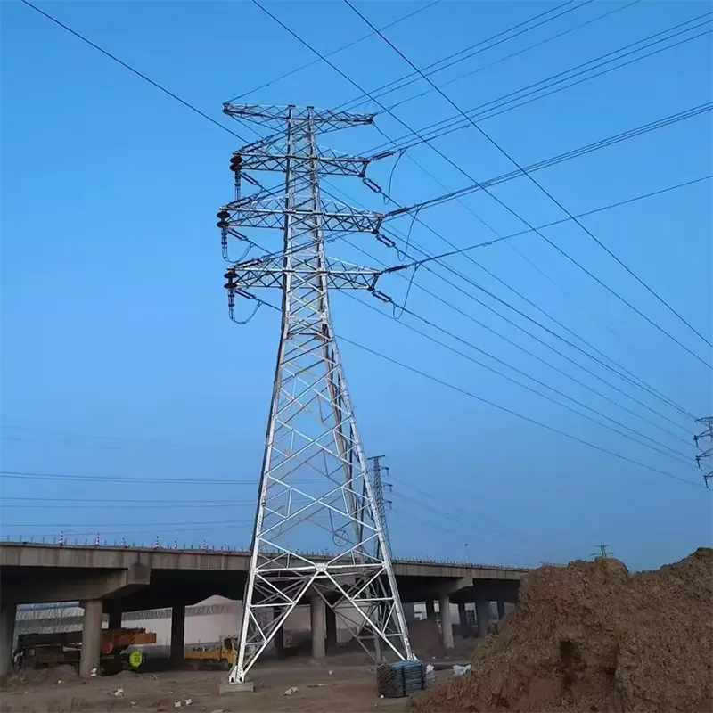 Torre de acero de ángulo galvanizado resistente a la intemperie
